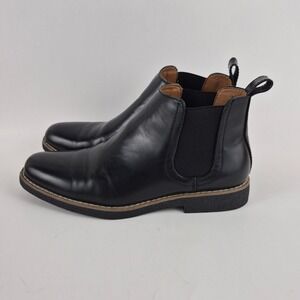 Deer Stags Mens Black Chelsea Boots Memory Foam Ankle Boot 10.5 M